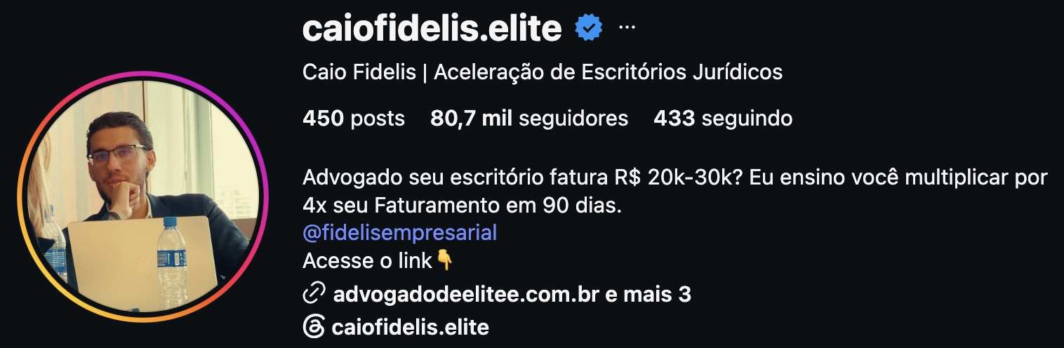 Caio Fidelis - Mentor de Advogados