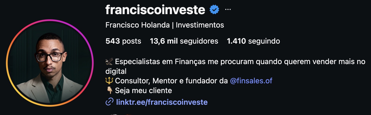 Francisco - Mentor de Investimentos